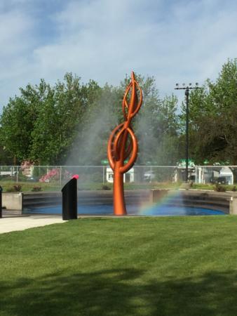 Fountain at Heritage Park