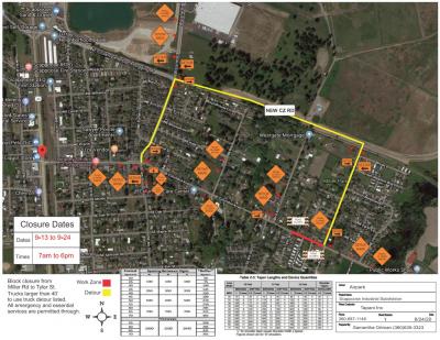 Traffic Control Plan - E Columbia Ave