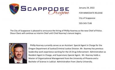 Chief Hiring Notice