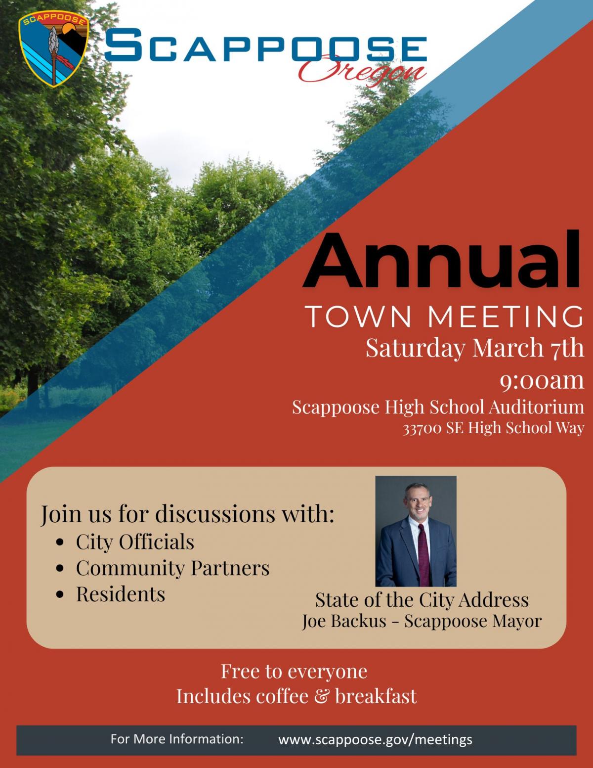 2026 Annual Town Meeting Flyer